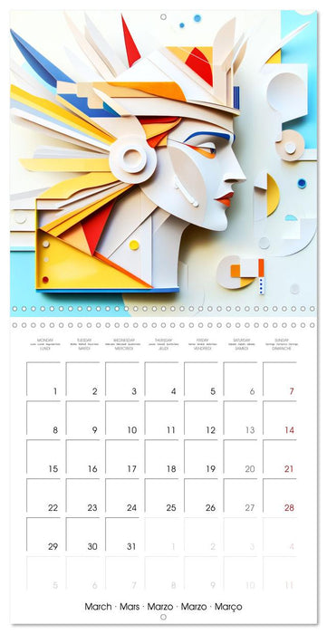 Artistry in Origami (CALVENDO Monthly Calendar 2027)