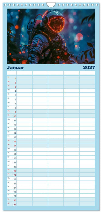 Galaktische Abenteuer (CALVENDO Familienplaner 2027)