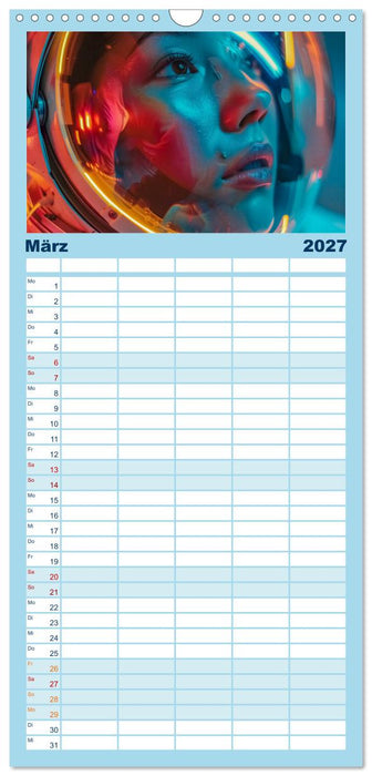 Galaktische Abenteuer (CALVENDO Familienplaner 2027)