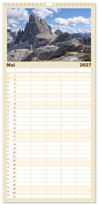 Sextener Dolomiten (CALVENDO Familienplaner 2027)