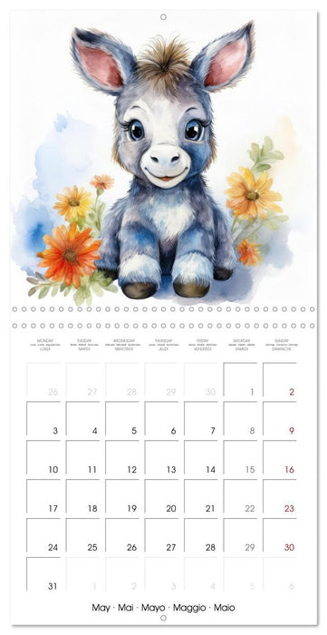 Renard Rexi et ses amis - mon premier agenda (CALVENDO Calendrier mensuel 2027)