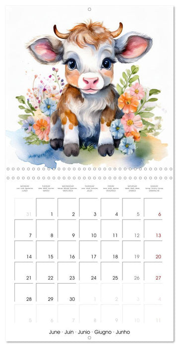 Renard Rexi et ses amis - mon premier agenda (CALVENDO Calendrier mensuel 2027)