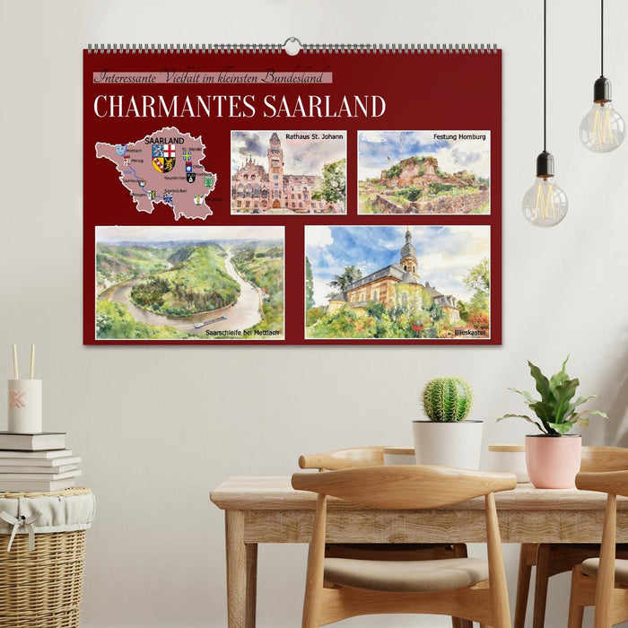 Charmantes Saarland (CALVENDO Wandkalender 2027)