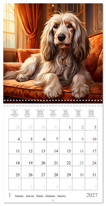 Dogs - Cute House Pets (CALVENDO Monthly Calendar 2027)