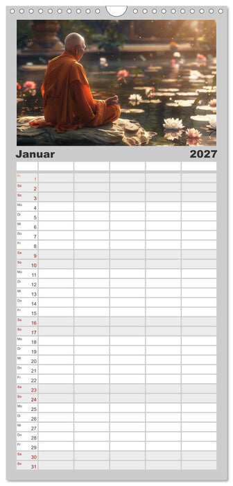 Komm mit in die Stille (CALVENDO Familienplaner 2027)