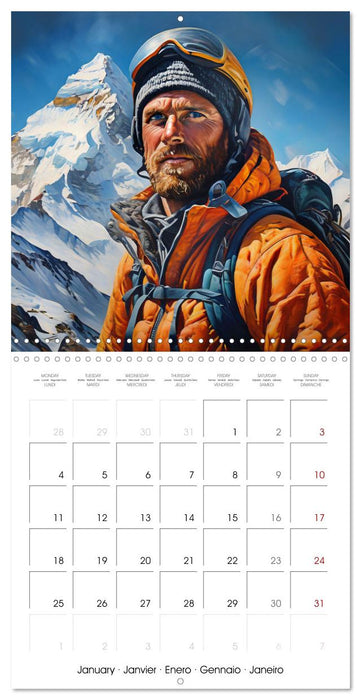 Mountaineers - Extreme mountaineering (CALVENDO Monthly Calendar 2027)