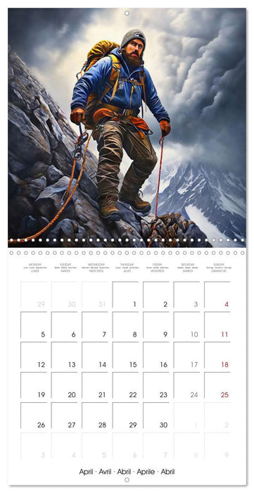 Mountaineers - Extreme mountaineering (CALVENDO Monthly Calendar 2027)