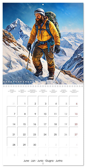 Mountaineers - Extreme mountaineering (CALVENDO Monthly Calendar 2027)