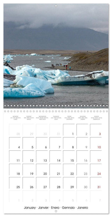 COLOURS OF ICELAND (CALVENDO Monthly Calendar 2027)