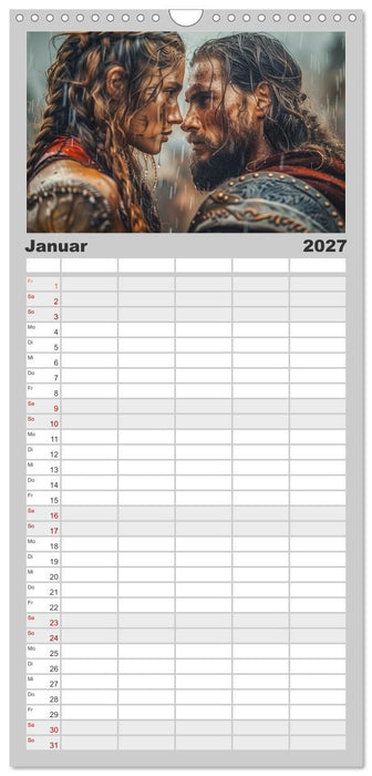 Die Abenteuer der Wikinger (CALVENDO Familienplaner 2027)