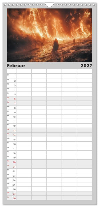 Die Abenteuer der Wikinger (CALVENDO Familienplaner 2027)