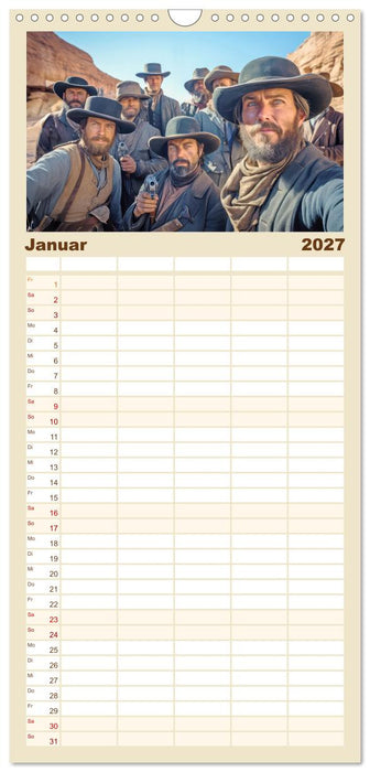 Wundervolle Zeitreise (CALVENDO Familienplaner 2027)