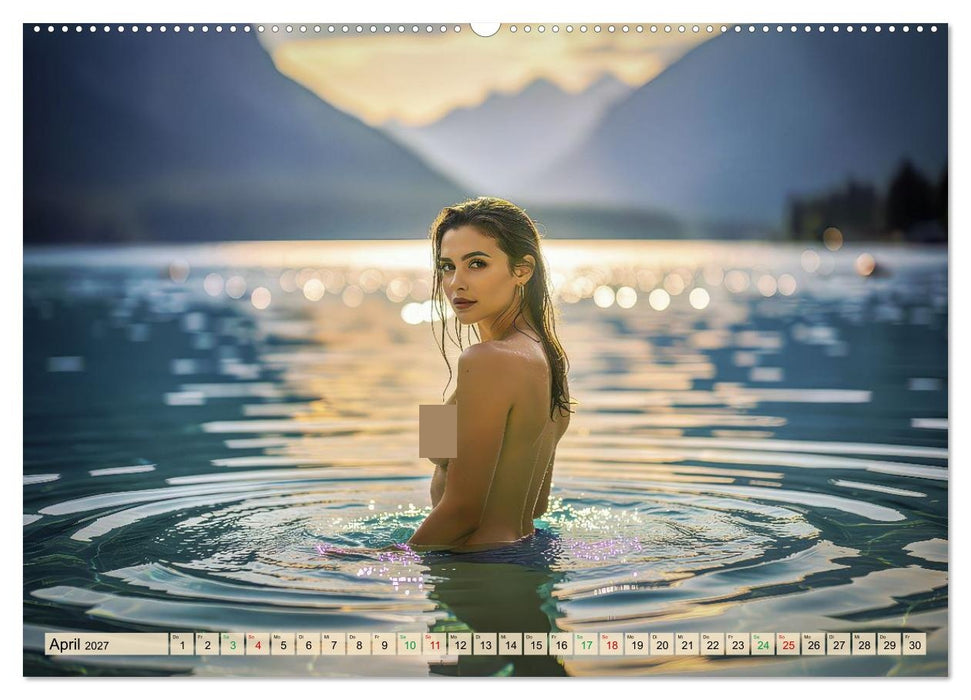 Sanfte Erotik im kühlen See (CALVENDO Premium Wandkalender 2027)