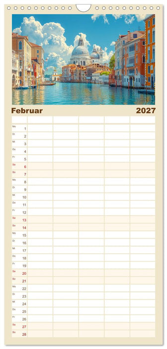 Reisestädte Europas (CALVENDO Familienplaner 2027)
