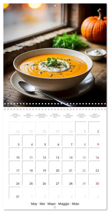 Culinary pumpkin creations - With pumpkin dishes through the year (CALVENDO Monthly Calendar 2027)