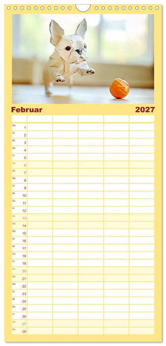 Wenn Papier zum Leben erwacht (CALVENDO Familienplaner 2027)