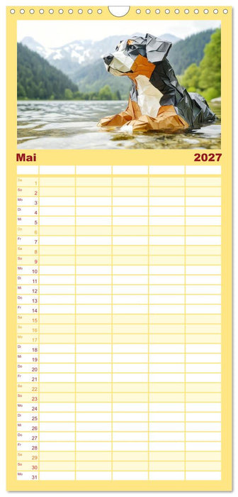 Wenn Papier zum Leben erwacht (CALVENDO Familienplaner 2027)