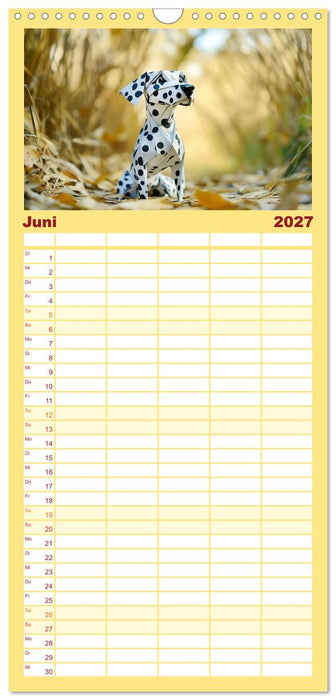 Wenn Papier zum Leben erwacht (CALVENDO Familienplaner 2027)