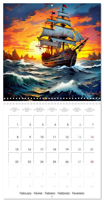 Female Pirates - Courage and Adventure (CALVENDO Monthly Calendar 2027)
