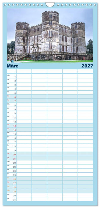 Rundreise: Dorset in sieben Tagen (CALVENDO Familienplaner 2027)