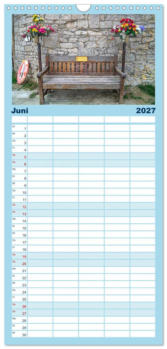 Rundreise: Dorset in sieben Tagen (CALVENDO Familienplaner 2027)