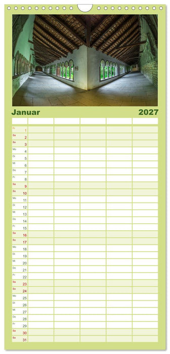 Schaffhausen - nördlichste Stadt der Schweiz (CALVENDO Familienplaner 2027)