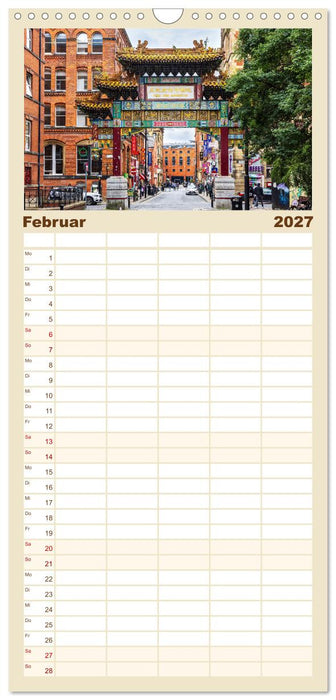 Faszination Manchester (CALVENDO Familienplaner 2027)