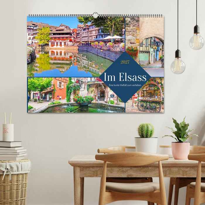 Im Elsass - Eine bunte Vielfalt zum verlieben (CALVENDO Wandkalender 2027)