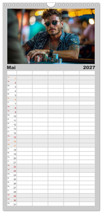 Poker Masters Texas Hold'em (CALVENDO Familienplaner 2027)