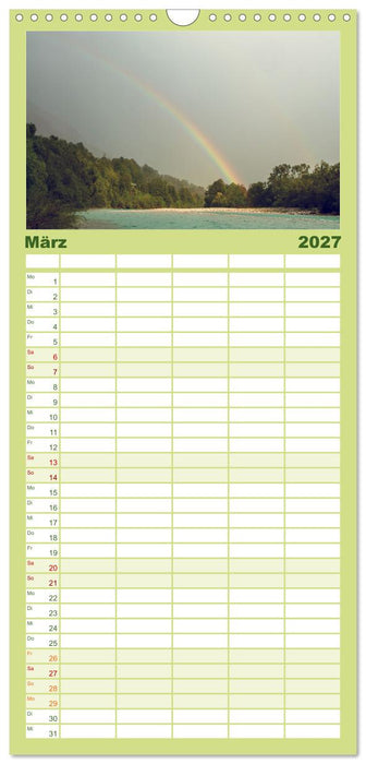Slowenische Landschaften (CALVENDO Familienplaner 2027)