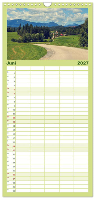 Slowenische Landschaften (CALVENDO Familienplaner 2027)