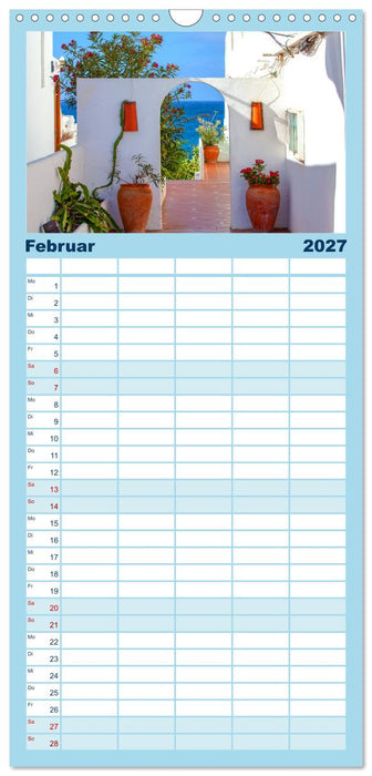 Urlaubsparadies Lanzarote (CALVENDO Familienplaner 2027)
