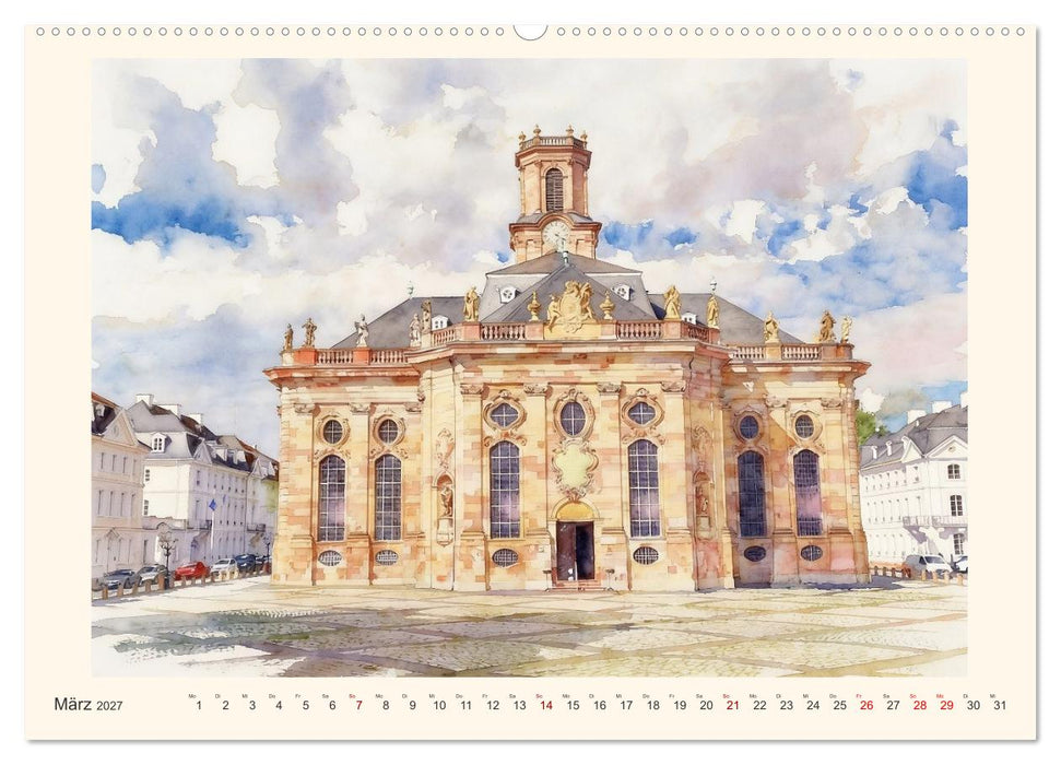 Charmantes Saarland (CALVENDO Premium Wandkalender 2027)