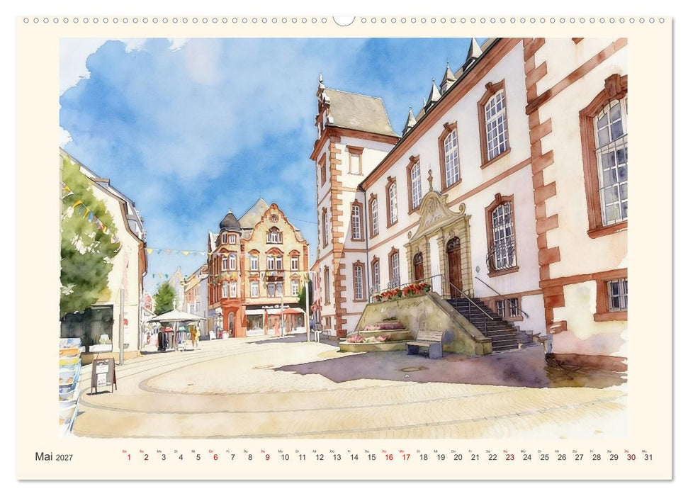 Charmantes Saarland (CALVENDO Premium Wandkalender 2027)