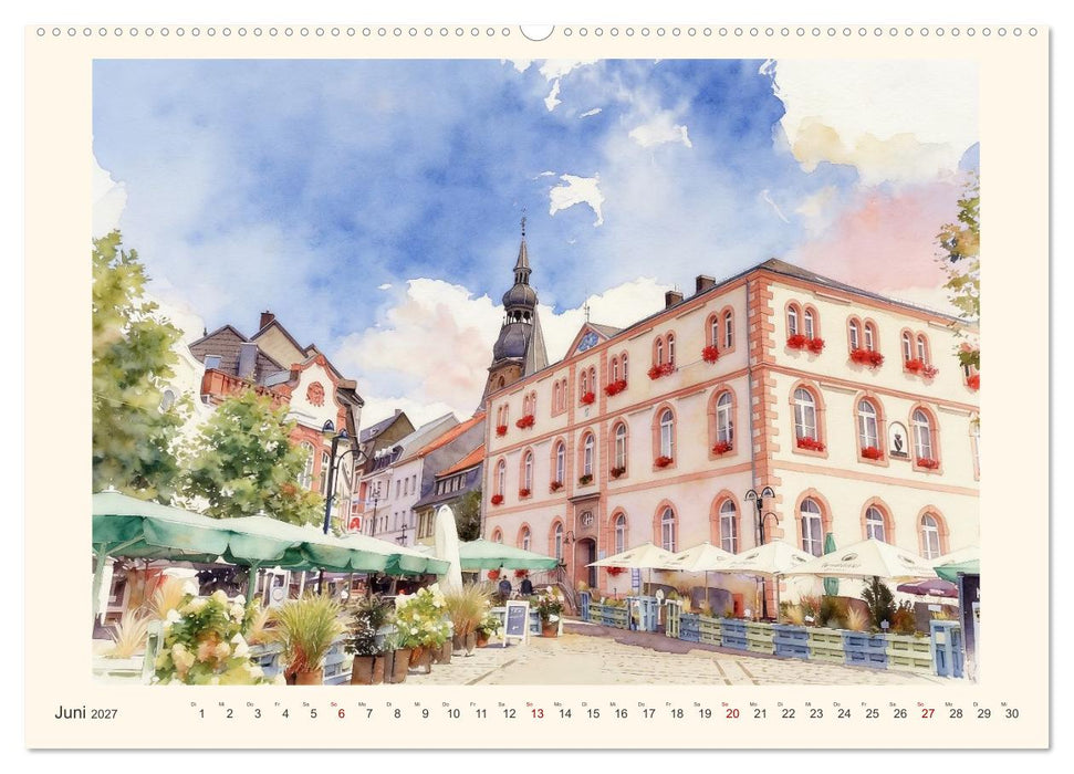 Charmantes Saarland (CALVENDO Premium Wandkalender 2027)