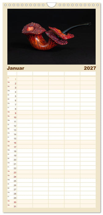 Pfeifenwelten (CALVENDO Familienplaner 2027)