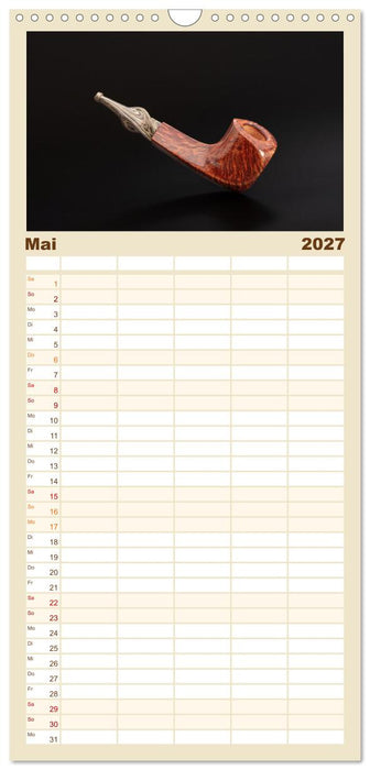 Pfeifenwelten (CALVENDO Familienplaner 2027)