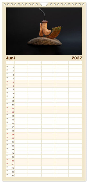 Pfeifenwelten (CALVENDO Familienplaner 2027)