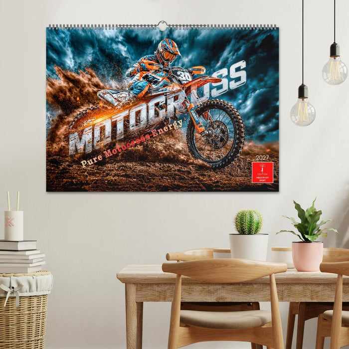 Motocross - Pure Motocross Energy (CALVENDO Wandkalender 2027)
