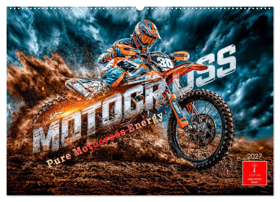 Motocross - Pure Motocross Energy (CALVENDO Wandkalender 2027)