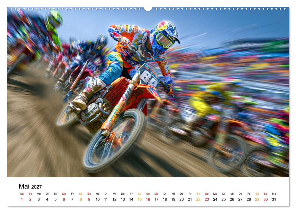 Motocross - Pure Motocross Energy (CALVENDO Wandkalender 2027)