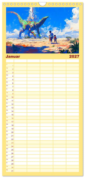 Die Zukunft wird richtig cool (CALVENDO Familienplaner 2027)