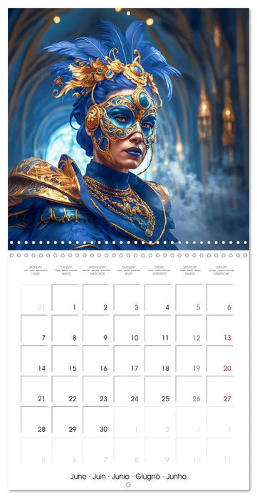 Masks from the realm of fantasy (CALVENDO Monthly Calendar 2027)