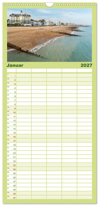 Südengland... zu Fuß (CALVENDO Familienplaner 2027)