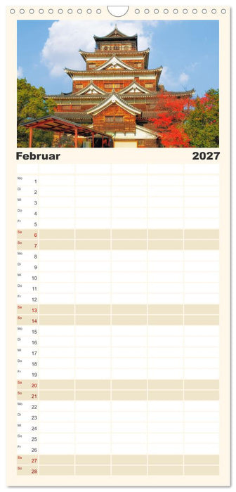 Japanische Tempel und Schreine (CALVENDO Familienplaner 2027)