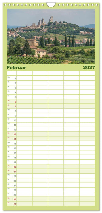 Traumhaftes Italien (CALVENDO Familienplaner 2027)