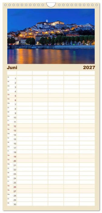 Von Porto bis an die Algarve (CALVENDO Familienplaner 2027)