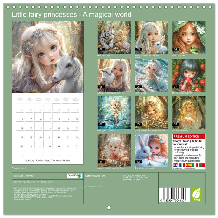 Little fairy princesses - A magical world (CALVENDO Monthly Calendar 2027)