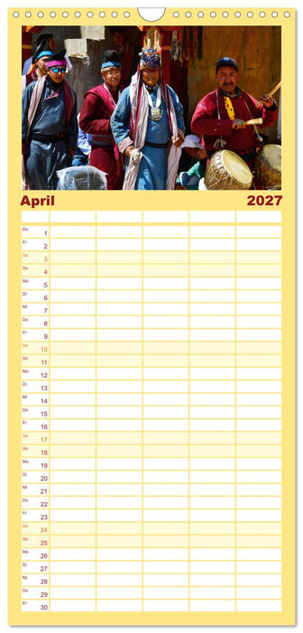 Ladakh - Zanskar (CALVENDO Familienplaner 2027)