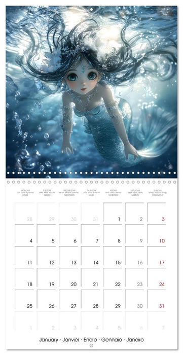 Mermaid Dreams - A Year of Enchanted Oceans (CALVENDO Monthly Calendar 2027)